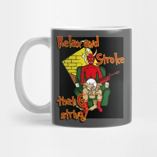 Banjo playing Devil Mug